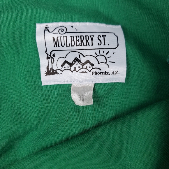 Mulberry Street Holiday Snowman Corduroy Dress Size 3T - Picture 7 of 10